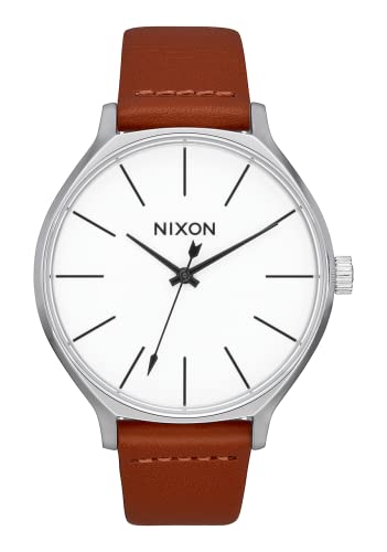 Nixon Women's Clique A12501113-00 Montre en cuir Nixon Women's Clique A12501113-00 Montre en cuir