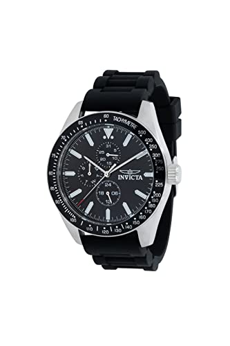 Invicta pour homme 38402 Aviator argent noir Invicta pour homme 38402 Aviator argent noir