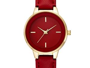 Amazon Essentials Montre à bracelet en similicuir