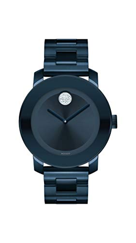 Movado BOLD Iconic Montre en métal bleu Movado BOLD Iconic Montre en métal bleu