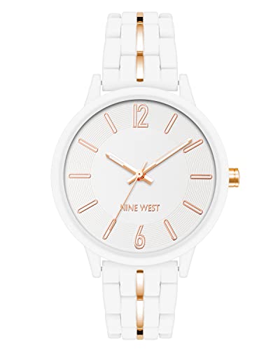 Montre-bracelet caoutchouté Nine West pour femme Montre-bracelet caoutchouté Nine West pour femme