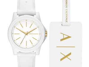 Armani Exchange Montre habillée à quartz en
