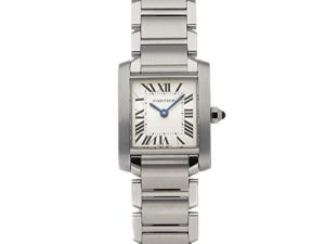 Cartier W51008Q3 Tank Francaise Montre-bracelet en acier