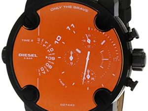 Montre Homme Diesel DZ7443 Chronographe Réfléchissant Bleu/Rouge