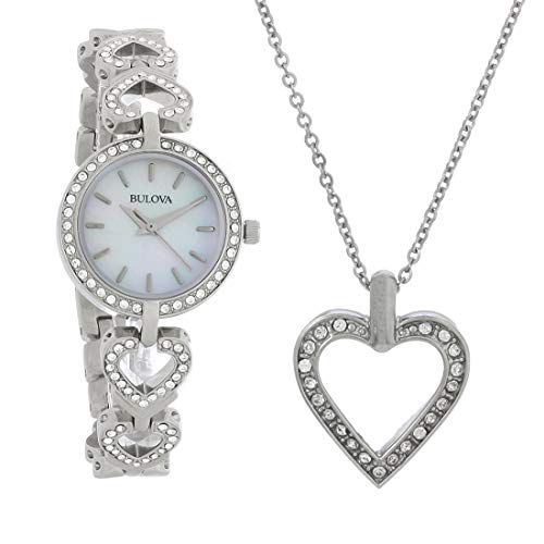 Bulova Coffret montre à quartz pour femme Bulova Coffret montre à quartz pour femme