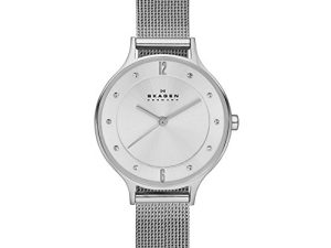 Skagen Anita Montre à mailles en acier
