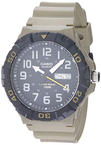 Casio Montre à quartz militaire 3HD MRW-210H-5AVCF Casio Montre à quartz militaire 3HD MRW-210H-5AVCF