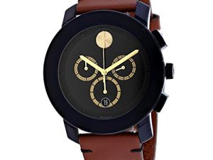 Movado TR90-3600540 Noir/Marron foncé Taille unique