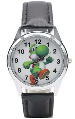Montre-bracelet Mario Bros Yoshi Character en cuir Montre-bracelet Mario Bros Yoshi Character en cuir