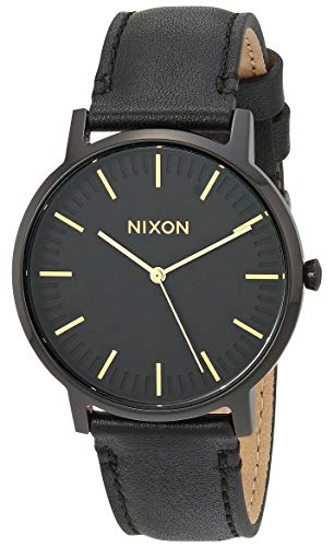 Nixon Porter Leather A1058 Montre pour homme Nixon Porter Leather A1058 Montre pour homme