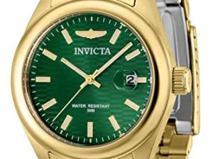 Invicta Aviator Quartz Cadran Vert Montre Femme