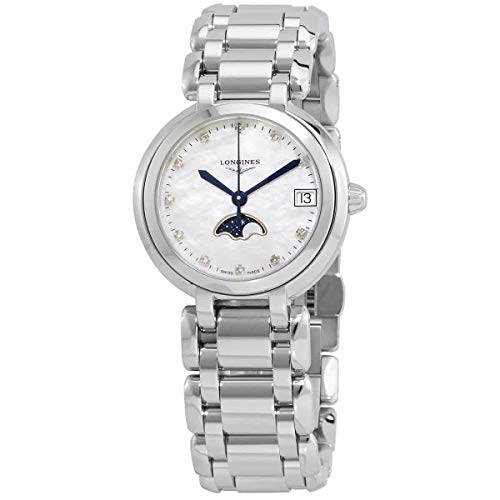 Longines Prima Luna Quartz Diamant Cadran Blanc Longines Prima Luna Quartz Diamant Cadran Blanc