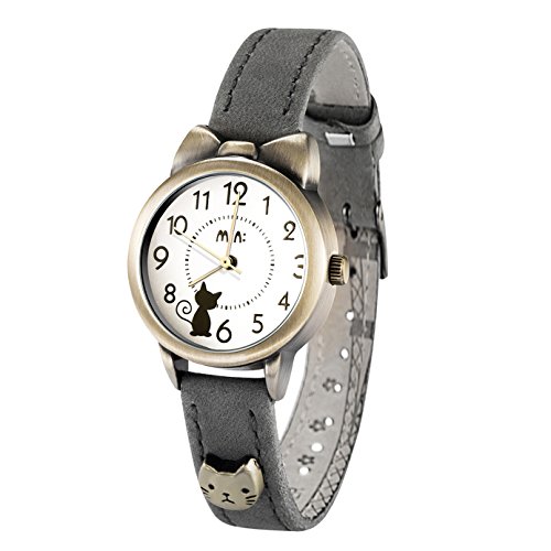 Montres-bracelets à quartz pour étudiants en cuir Montres-bracelets à quartz pour étudiants en cuir