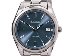 Seiko Classique Quartz Cadran Bleu Montre Homme