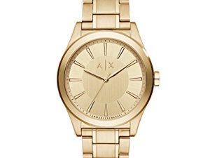 Armani Exchange AX2321 Montre à quartz dorée