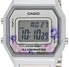 Casio LA680WA-4C Montre numérique chronographe à cadran
