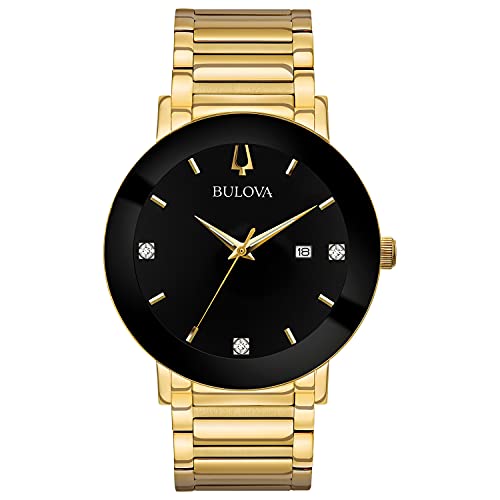 Bulova Montre à quartz moderne à 3 Bulova Montre à quartz moderne à 3