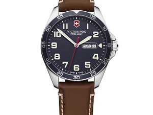 Montre Victorinox Fieldforce avec cadran bleu et
