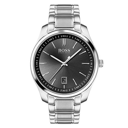 Montre à quartz Hugo Black pour homme Montre à quartz Hugo Black pour homme