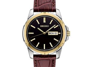 Seiko SNE102 Montre solaire en acier inoxydable