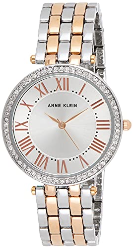 Anne Klein AK/2231SVRT Montre-bracelet bicolore avec cristaux Anne Klein AK/2231SVRT Montre-bracelet bicolore avec cristaux