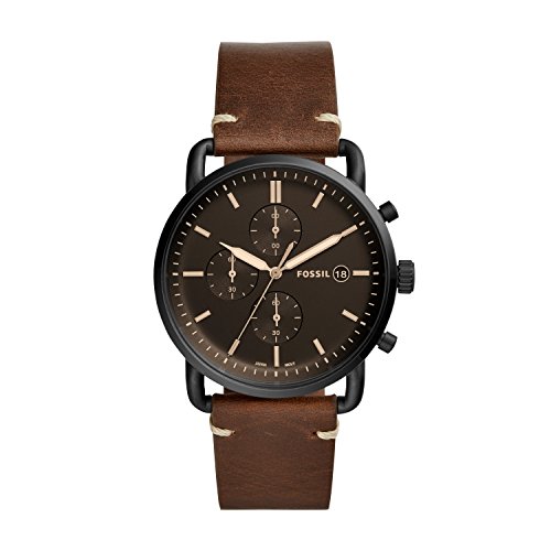 Fossil Commuter Montre à quartz décontractée en Fossil Commuter Montre à quartz décontractée en