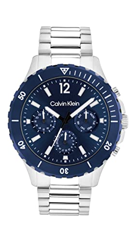 Calvin Klein Montre multifonction en acier inoxydable Calvin Klein Montre multifonction en acier inoxydable
