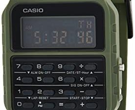 Casio CA-53WF-3B Calculatrice Vert Digital Mens Watch