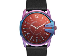 Diesel Master Chief Montre en cuir à