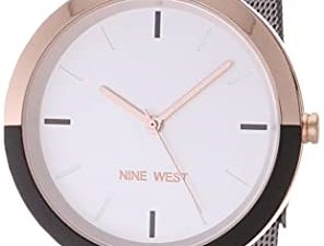 Montre-bracelet en maille pour femme Nine West