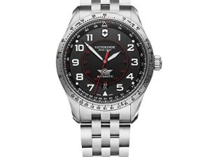 Montre mécanique Victorinox Airboss avec cadran noir