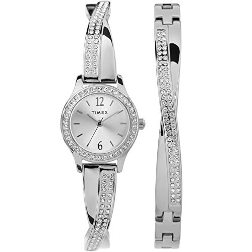 Timex Montre et bracelet en cristal Swarovski Timex Montre et bracelet en cristal Swarovski