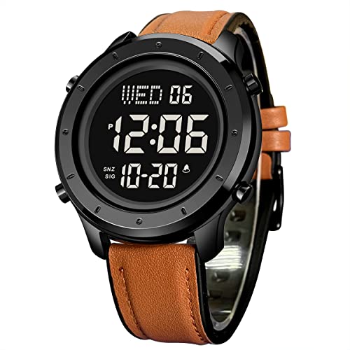 Zolohoni Montre en cuir pour homme pour Zolohoni Montre en cuir pour homme pour