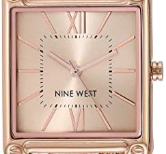 Nine West Montre-bracelet en maille pour femme