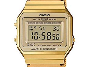 Montre Casio Retro A700WEMG-9AEF Chronomètre Or Unisexe