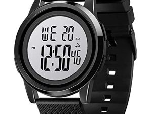 YUINK Montre numérique pour homme Ultra-mince Sports