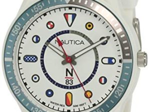 Montre Nautica N/83 étanche blanche
