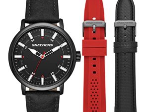 Skechers Coffret cadeau montre à quartz et