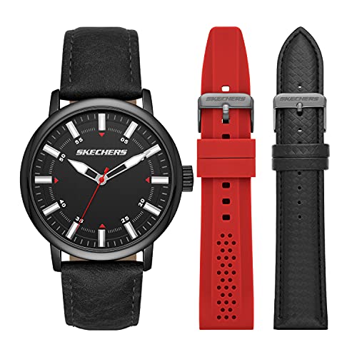 Skechers Coffret cadeau montre à quartz et Skechers Coffret cadeau montre à quartz et