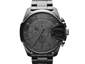 Montre à quartz chronographe en acier inoxydable