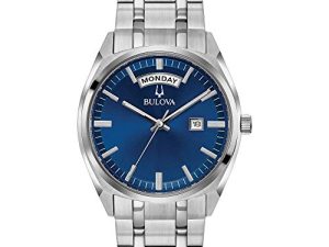 Bulova Montre classique en acier inoxydable pour