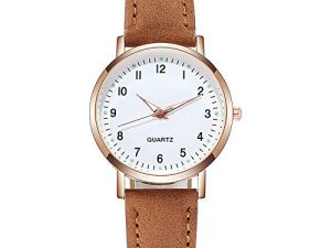 Montre pour femme avec bracelet en cuir