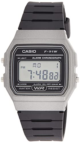 Casio F-91WM-1B Alarme Chronographe Classique Digital Retro Casio F-91WM-1B Alarme Chronographe Classique Digital Retro