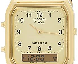 Casio pour homme AQ-230GA-9D Or analogique et