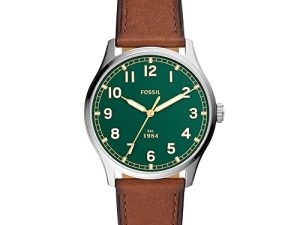 Fossil Dayliner Montre à quartz minimaliste en