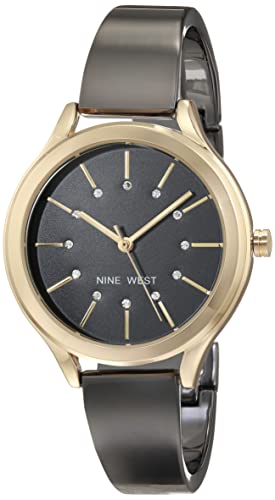 Nine West Montre-bracelet avec cristaux véritables pour Nine West Montre-bracelet avec cristaux véritables pour