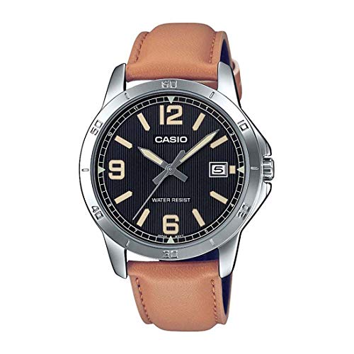 Casio MTP-V004L-1B2 Montre pour homme en acier Casio MTP-V004L-1B2 Montre pour homme en acier