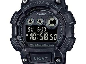 Casio Vibration Alarm Super Illuminateur Chronomètre W735H-1BV