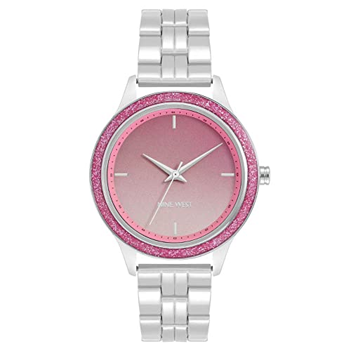 Nine West Montre-bracelet à paillettes pour femme Nine West Montre-bracelet à paillettes pour femme