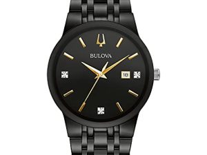 Bulova Montre à quartz moderne à 3